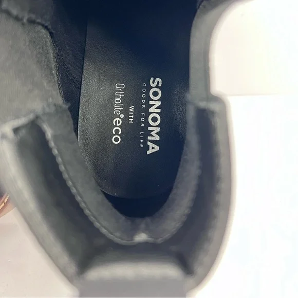 SONOMA GOODS FOR LIFE W/ORTHOLITE eco TECHNOLOGY, CHUKKA BOOTS, SIZE 13, BLACK - Picture 10 of 11